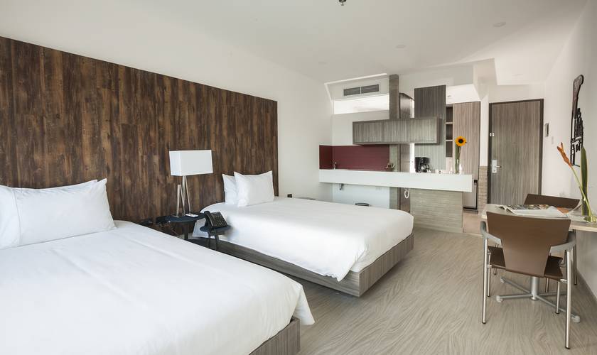 Estudio dos camas Hotel Viaggio Medellín Grand Select