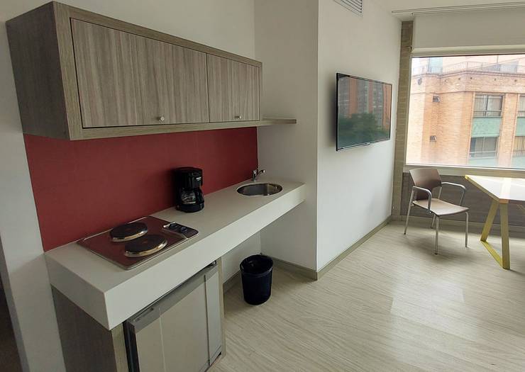 Estudio familiar una cama Hotel Viaggio Medellín Grand Select Estudio familiar una cama Hotel Viaggio Medellín Grand Select